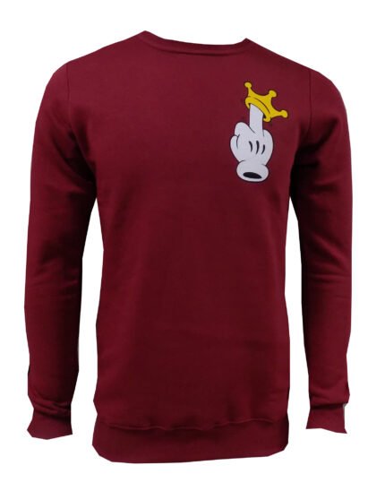 Μπλούζα Μακρυμάνικη Φούτερ Μπορντό C4A 20 834 W