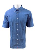 Πουκάμισο Κοντομάνικο Μπλε Μεγάλα Μεγέθη / Υπερμεγέθη GCM 3907