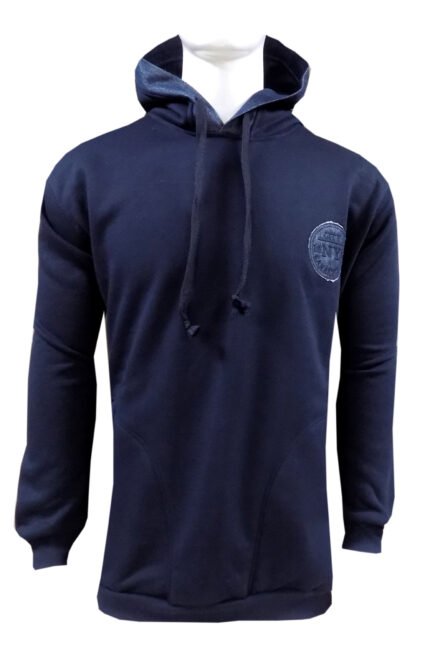 Μπλούζα Μακρυμάνικη Φούτερ Σκούρο Μπλε Μεγάλα Μεγέθη / Υπερμεγέθη CRG 88230