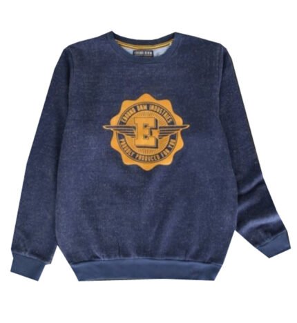 Μπλούζα Μακρυμάνικη Φούτερ Σκούρο Μπλε EB 4299