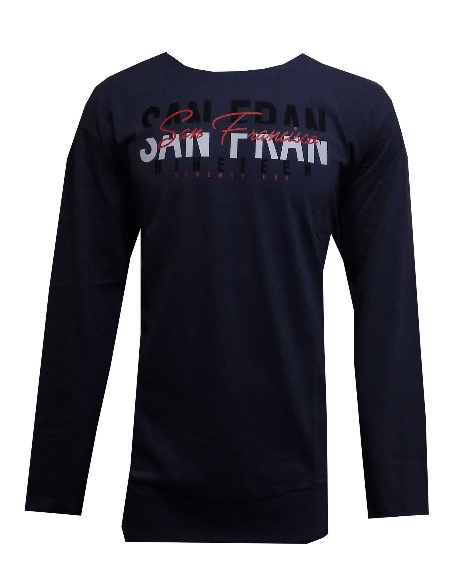 Μπλούζα Μακρυμάνικη Μακό Μπλε Μεγάλα Μεγέθη / Υπερμεγέθη FR 700 348 Μπλούζα Μακρυμάνικη Μακό Μπλε Μεγάλα Μεγέθη / Υπερμεγέθη FR 700 348