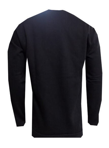 Μπλούζα Μακρυμάνικη Φούτερ Μαύρη Μεγάλα Μεγέθη / Υπερμεγέθη ORG 231 066