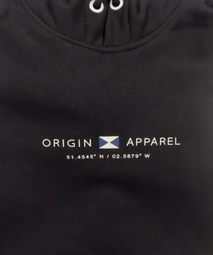 Μπλούζα Μακρυμάνικη Φούτερ Μαύρη Μεγάλα Μεγέθη / Υπερμεγέθη ORG 231 071