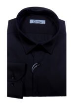 Πουκάμισο Μακρυμάνικο Μαύρο Μεγάλα Μεγέθη / Υπερμεγέθη PG 22502 020