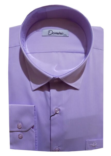 Πουκάμισο Μακρυμάνικο Λιλά Μεγάλα Μεγέθη / Υπερμεγέθη PG 22502 07