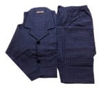 Πυζάμα Κλασική Γαλάζια Μοτίβο Μεγάλα Μεγέθη / Υπερμεγέθη PG 22776 01