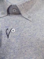 Πουκάμισο Μακρυμάνικο Μοτίβο Λευκό Μεγάλα Μεγέθη / Υπερμεγέθη PG 29516 01