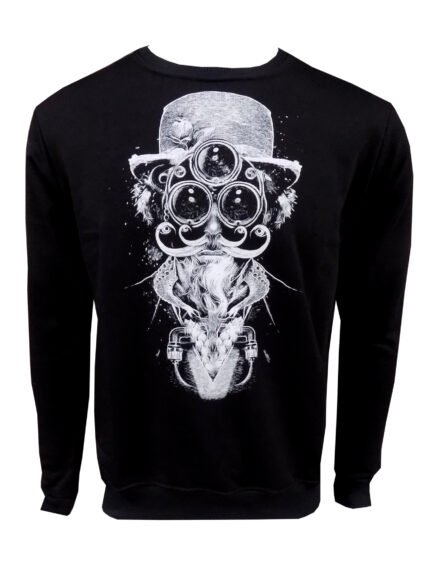 Μπλούζα Μακρυμάνικη Φούτερ Μαύρη C4A 19 624 B