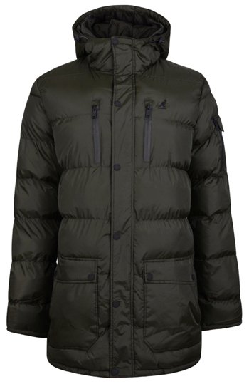 Μπουφάν Φουσκωτό Χακί Μεγάλα Μεγέθη / Υπερμεγέθη KNGL BAINTON