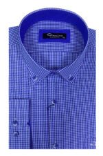 Πουκάμισο Μακρυμάνικο Μπλε Μεγάλα Μεγέθη / Υπερμεγέθη PG 28767 02